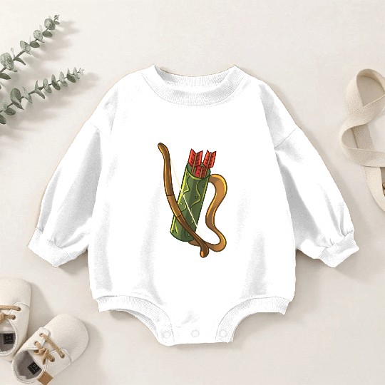 Robin Hood Arrowand Quiver Baby Romper Sweatshirts