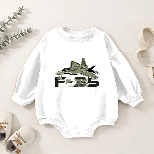 F-35 Lightning fighter jet Baby Romper Sweatshirts