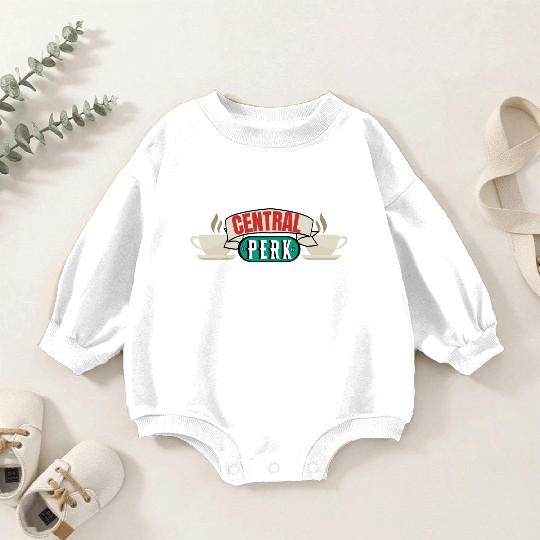 Coffee lovers for friends TV show Baby Romper Sweatshirts