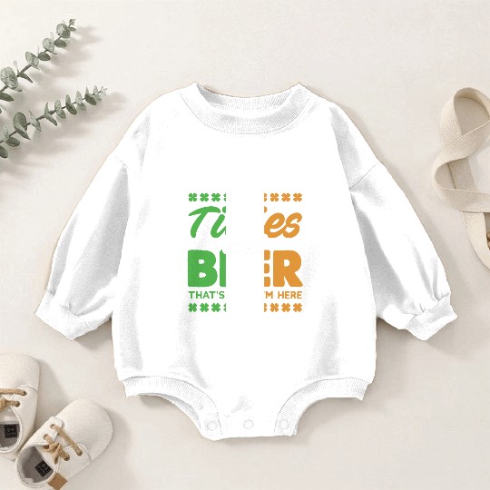 Funny St. Patricks Day Irish Titties And Beer Gift Baby Romper Sweatshirts