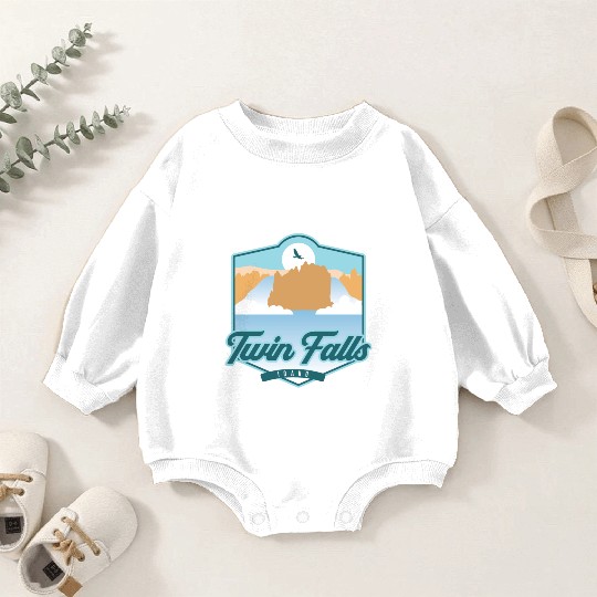 Twin Falls – Idaho Baby Romper Sweatshirts