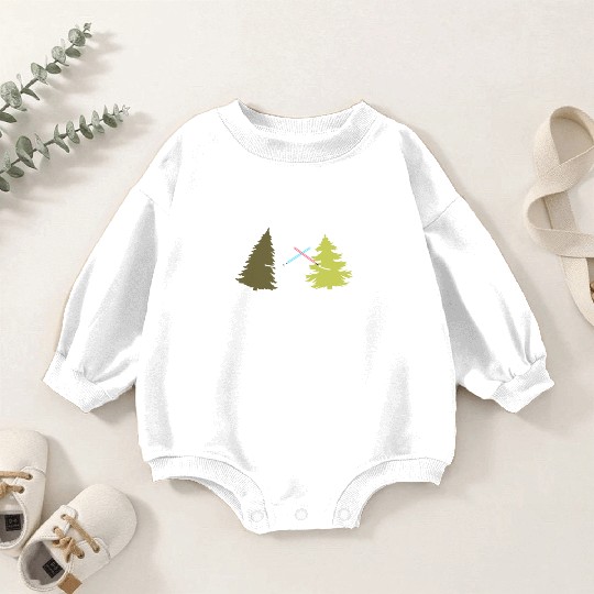 May the forest be with you Baby Romper Sweatshirts