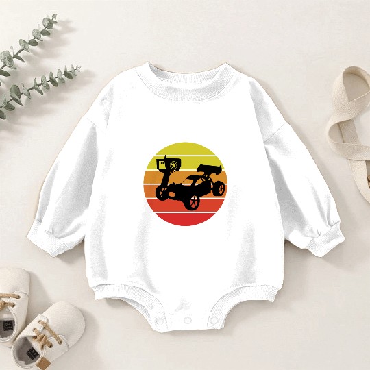 RC Car Accessories Slotcar Racing Racetrack Baby Romper Sweatshirts
