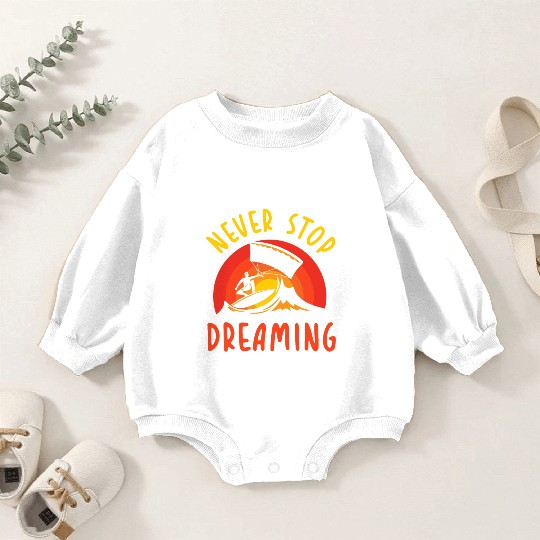 Kitesurfing, Kitesurfing Surfing, Kiteboard Baby Romper Sweatshirts
