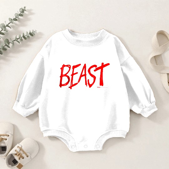 Beast Work Out Weight Lifting Gym Baby Romper Sweatshirts