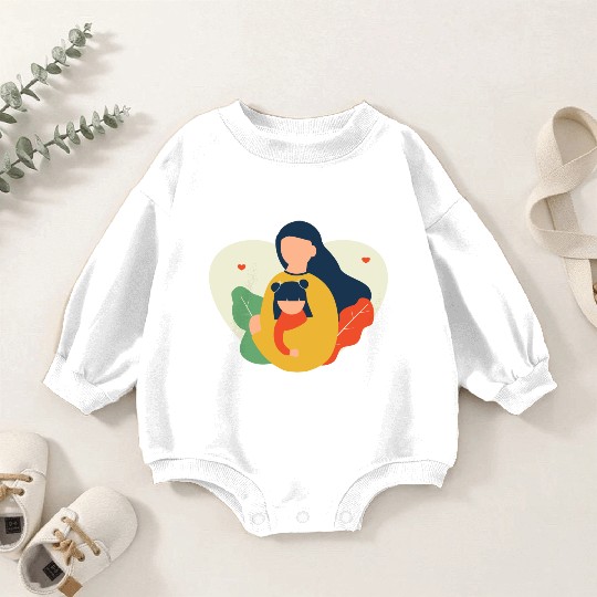 I Love You, Mama & Baby Baby Romper Sweatshirts, Mommy and Me Baby Romper Sweatshirts