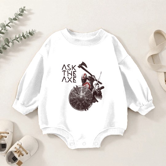 God Of War Ask The Axe Baby Romper Sweatshirts
