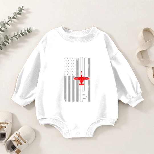 A-10 Warthog American Flag Runway A10 Thunderbird Baby Romper Sweatshirts