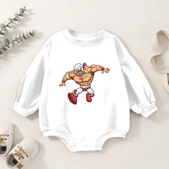 Mexican wrestler Baby Romper Sweatshirts