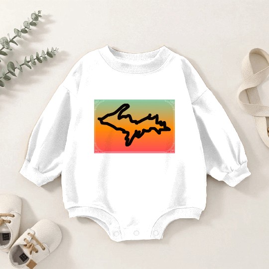 Upper Peninsula Baby Romper Sweatshirts