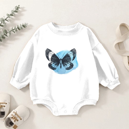 Butterfly Baby Romper Sweatshirts