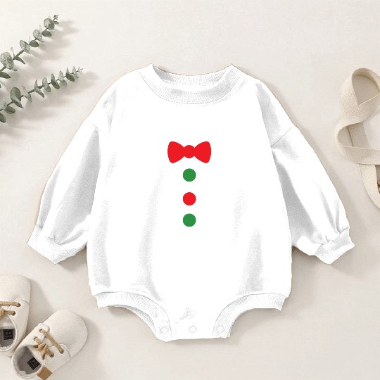 Ginger bread Man Holiday Costume Christmas Cookie Baby Romper Sweatshirts