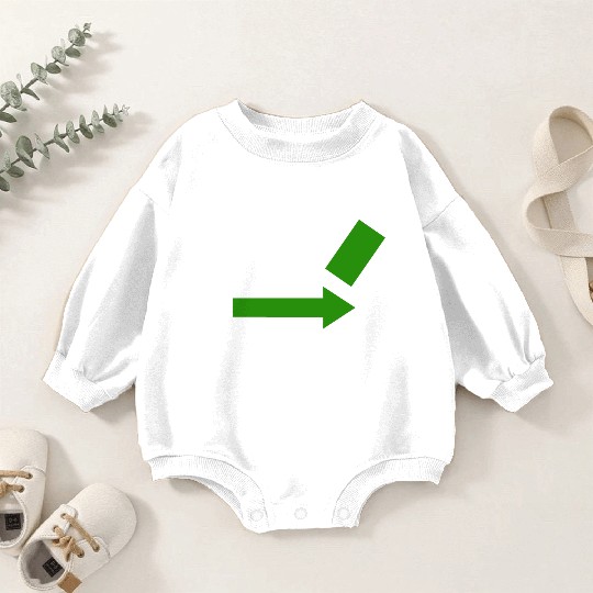 I with a green card Baby Romper Sweatshirts