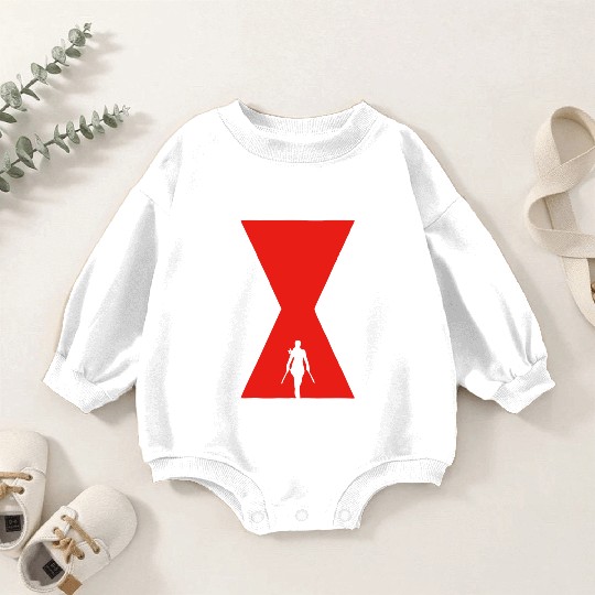 The Black Widow Baby Romper Sweatshirts