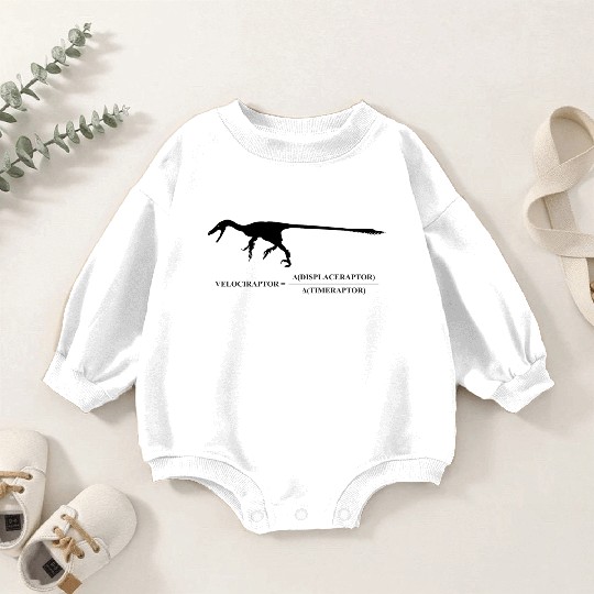 Velociraptor Science Joke Baby Romper Sweatshirts