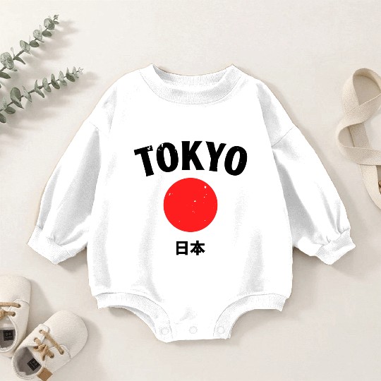 Tokyo, Japan Baby Romper Sweatshirts