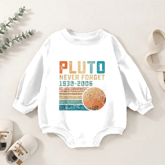 Pluto Never Forget Baby Romper Sweatshirts