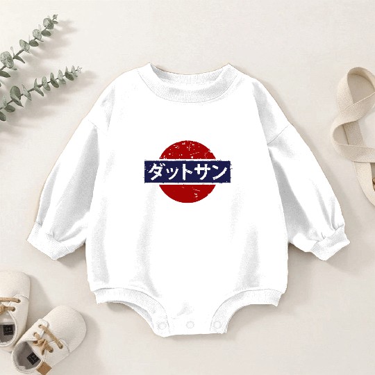 Datsun Vintage Japanese Car Baby Romper Sweatshirts