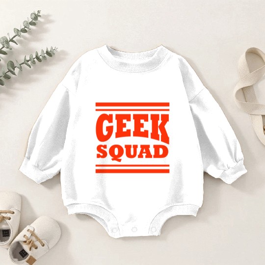 Geek Squad Logo Baby Romper Sweatshirts