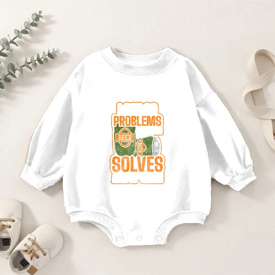 Alcohol Fun Alcohol Beer Bottle Baby Romper Sweatshirts