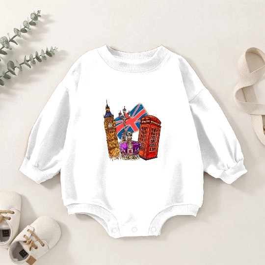 London Baby Romper Sweatshirts