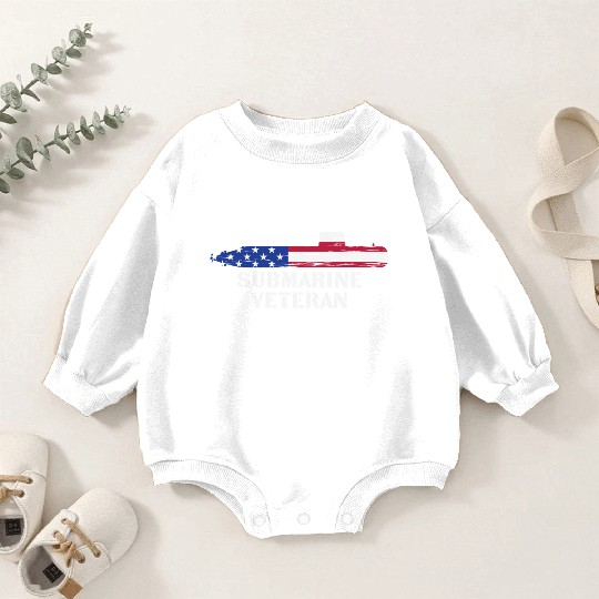 Submarine Veteran Submariner US Military Baby Romper Sweatshirts