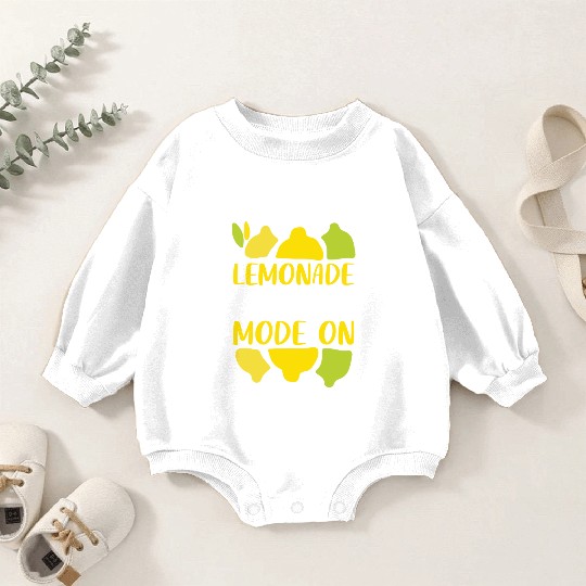 Lemonade Business Mode On Summer Fruit Lemon Baby Romper Sweatshirts