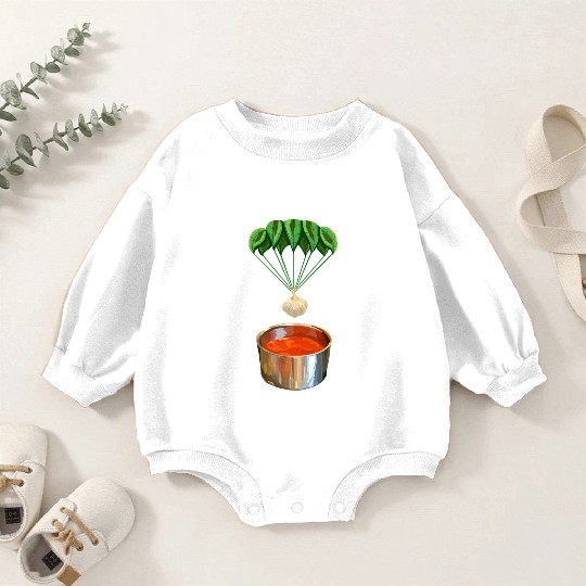 Italian Garlic Basil Tomato Sauce Baby Romper Sweatshirts
