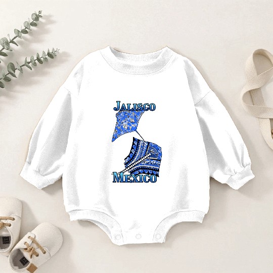Jalisco Vacation Tribal Stingrays Baby Romper Sweatshirts