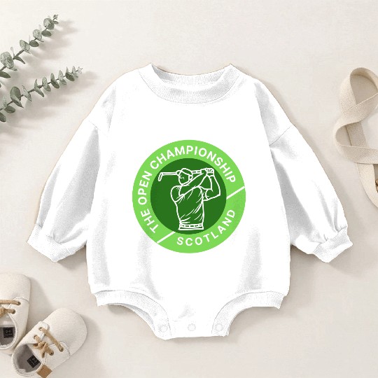 Open Championship, Golf, Golf Tournament Baby Romper Sweatshirts