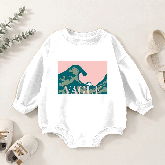 La Grande Vague - The Great Wave Baby Romper Sweatshirts