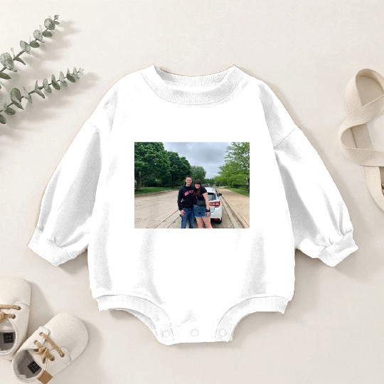 Emily and her boyfriend Baby Romper Sweatshirts