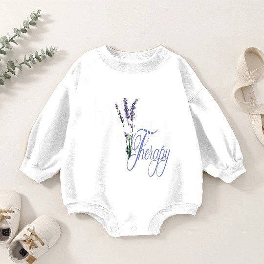 Herb Gardening my Therapy Baby Romper Sweatshirts