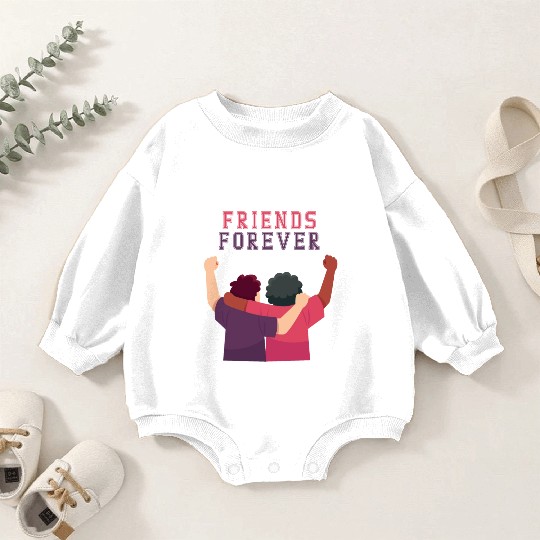 Cool Friends forever Baby Romper Sweatshirts for friendship day to you