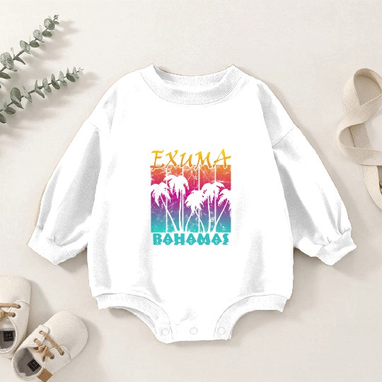 Exuma Bahamas Baby Romper Sweatshirts