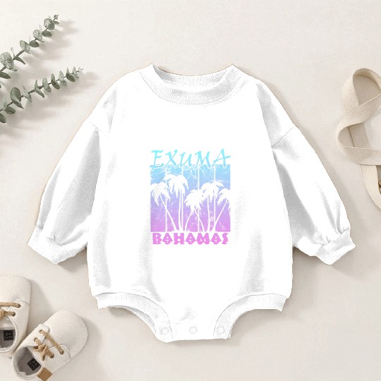 Exuma Bahamas Baby Romper Sweatshirts