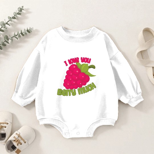 I Love You BERRY Much Baby Romper Sweatshirts