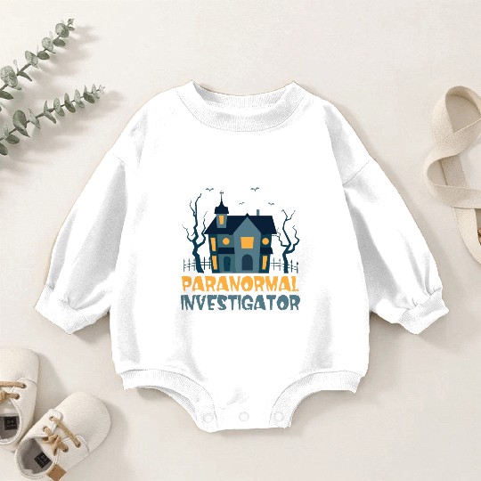 Ghost Hunting Paranormal Investigator Baby Romper Sweatshirts
