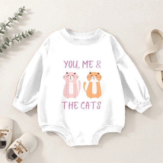 ask me about my cat funny cat Baby Romper Sweatshirts
