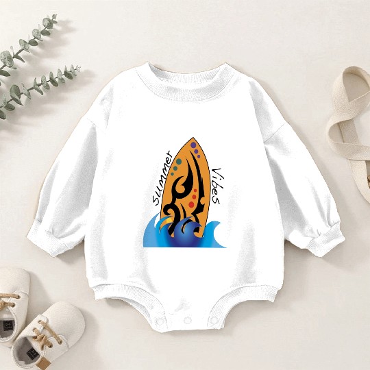 Summer vibes !! Baby Romper Sweatshirts