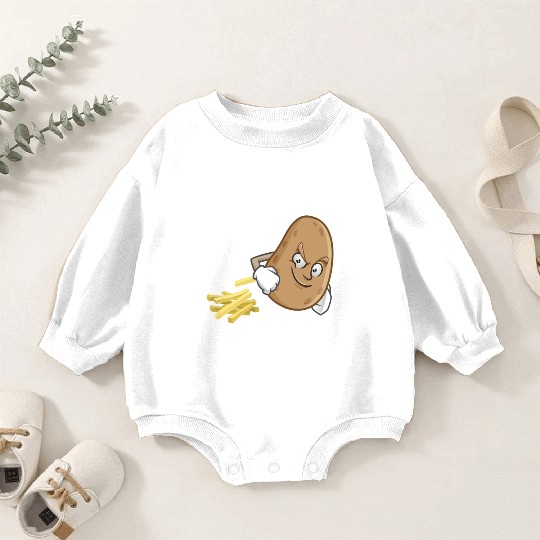 French Fries Potato Fries Baby Romper Sweatshirts