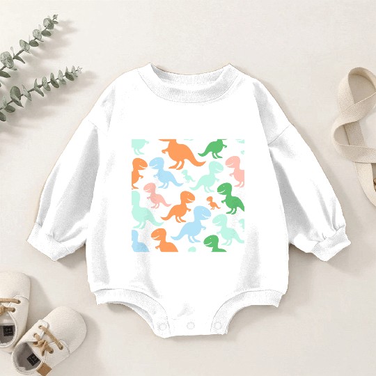 PAPA SAUR, Father's Day Baby Romper Sweatshirts