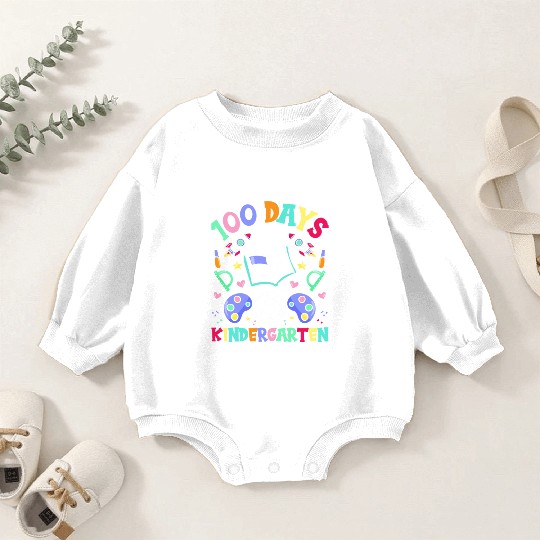 100 Days Of Kindergarten Sayings Cute Team Sweet Baby Romper Sweatshirts