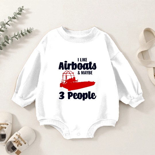 Airboat Fanboat Airboating Planeboat Swamp boat Baby Romper Sweatshirts