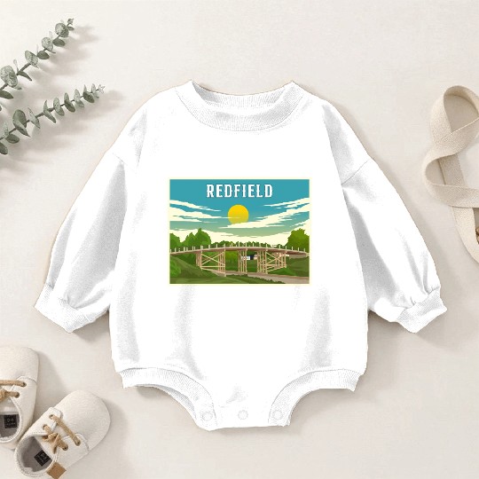 Redfield Historic James Street Bridge Baby Romper Sweatshirts