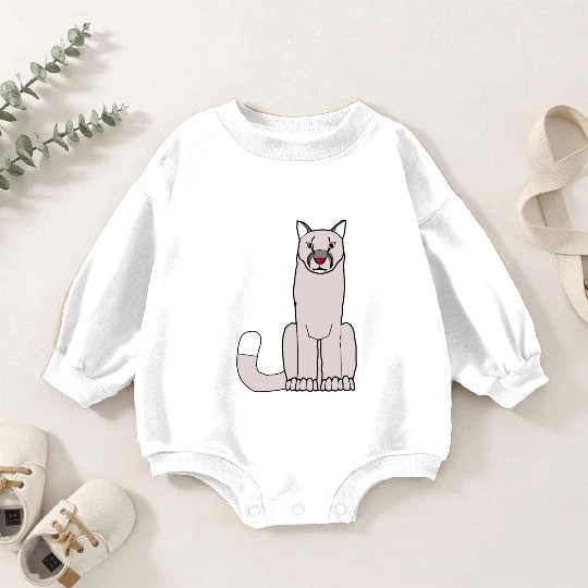 Mountain Lion DK Baby Romper Sweatshirts