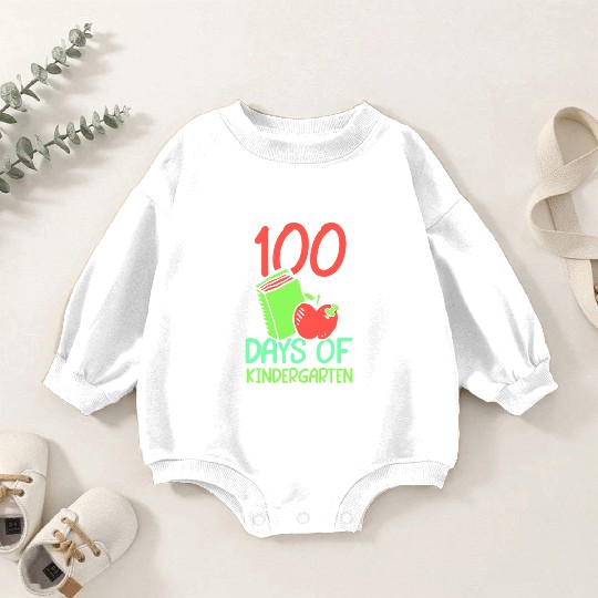 100 Days Of Kindergarten Sayings Cute Sweet Team Baby Romper Sweatshirts
