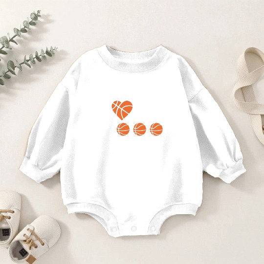 Loud Proud Basketball Nana Funny Cheering Baby Romper Sweatshirts