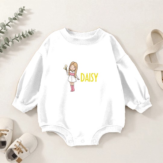 Daisy Garden Gardening Gardener Baby Romper Sweatshirts
