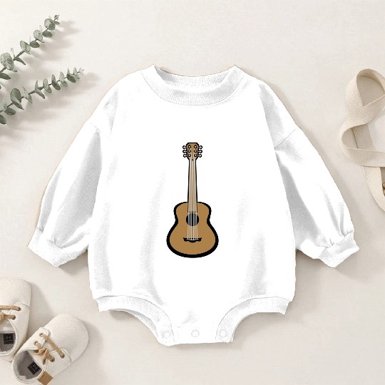 guitarist guitar play design Baby Romper Sweatshirts